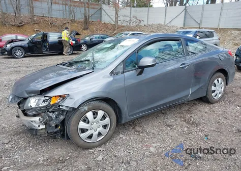2012 Honda Civic Lx z USA, uszkodzony, nr VIN 2HGFG3B50CH515145